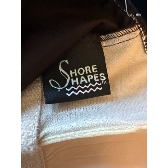 NWT Vintage 1980s Shore Shapes Brown Swimsuit Size 12 Made in USA - Picture 6 of 9